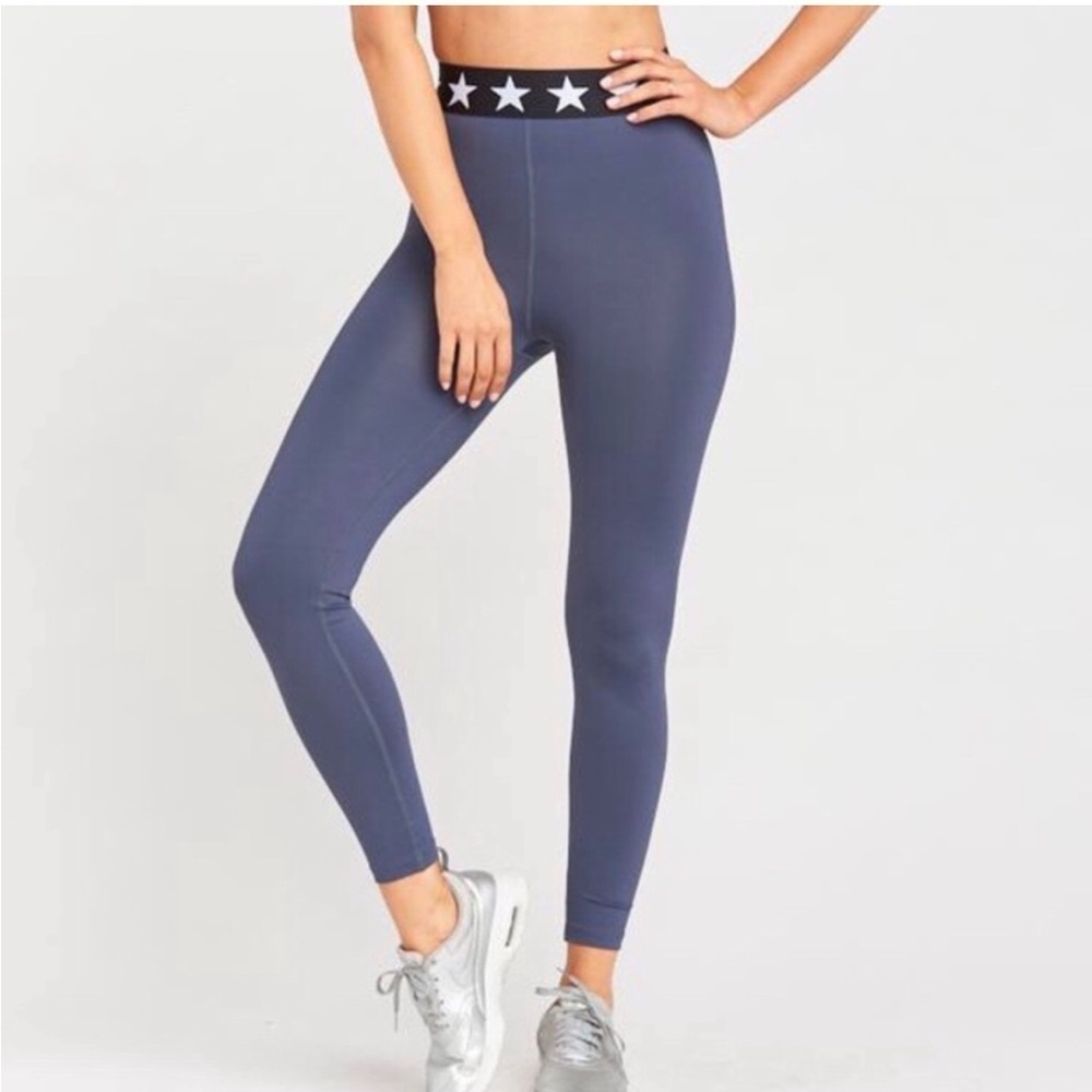 Show Me Your Mumu Moves Rozaline Star High Waist Gray Leggings